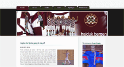 Desktop Screenshot of hajduk.no